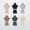 Japanese casual couple thick terry hooded sweater